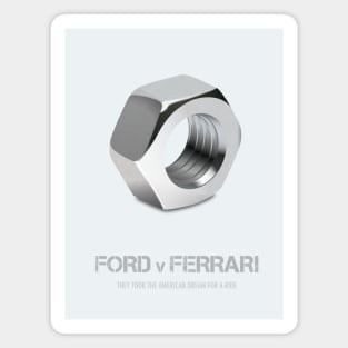 Ford v Ferrari - Alternative Movie Poster Magnet